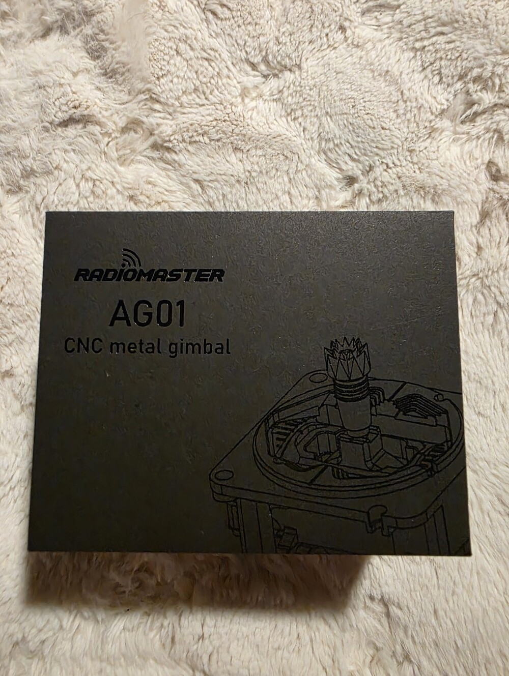 RadioMaster AG01 CNC Metal Gimbal Black